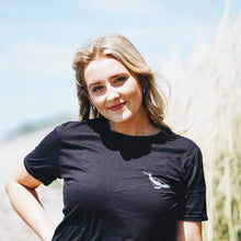 Load image into Gallery viewer, "Whale Under Moon" Short-Sleeve Unisex Black T-Shirt