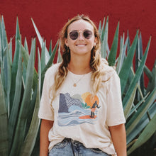 Load image into Gallery viewer, Surfing Under Sunset Short-Sleeve Unisex T-Shirt